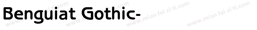 Benguiat Gothic字体转换